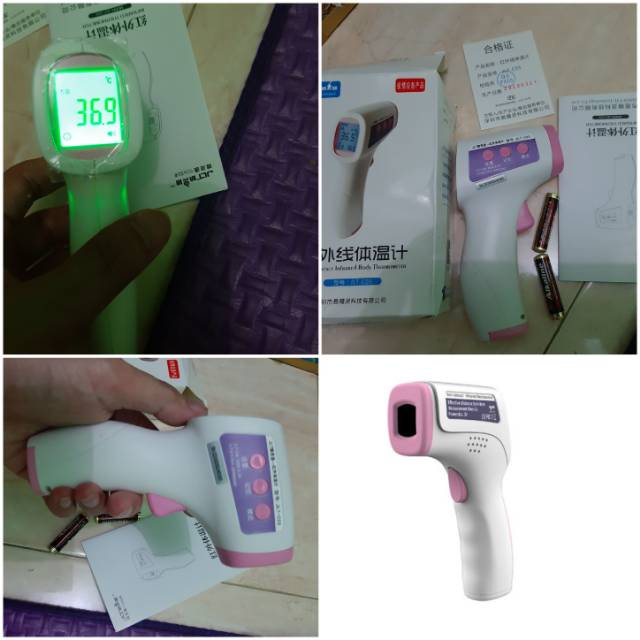 Thermometer Suhu Badan Digital Infrared LCD Non Contact 