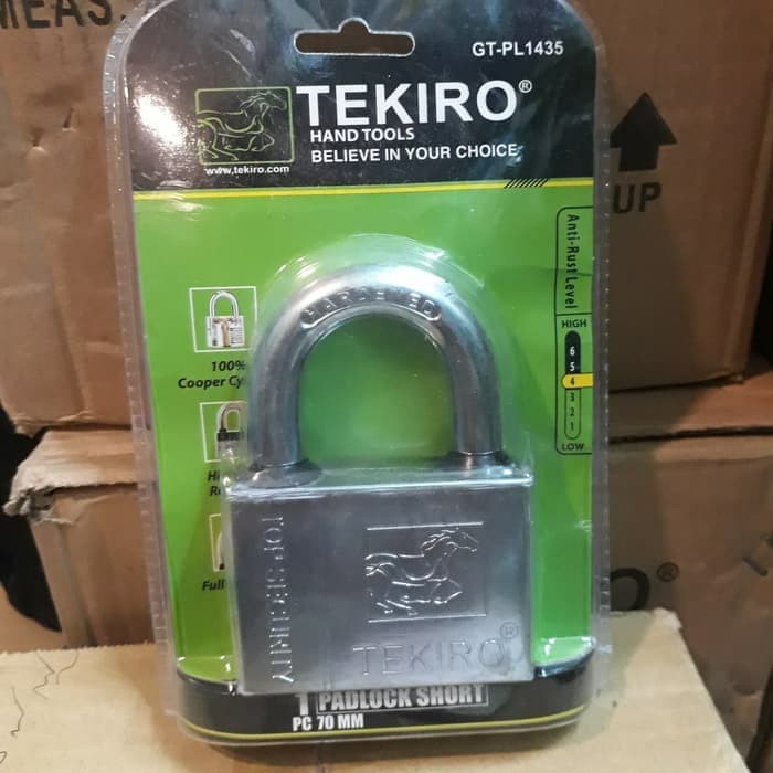 Tekiro gembok leher pendek 70 mm