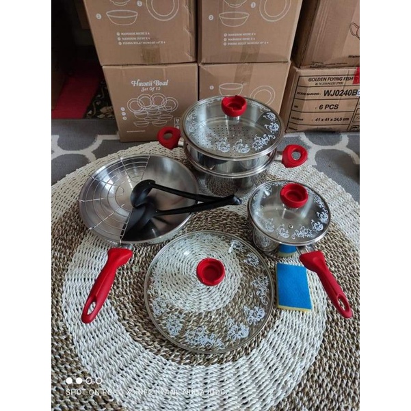 Primavera Cookware Stainless Steel set 11