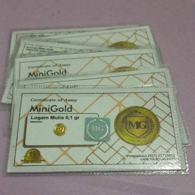 Minigold 0,1gr