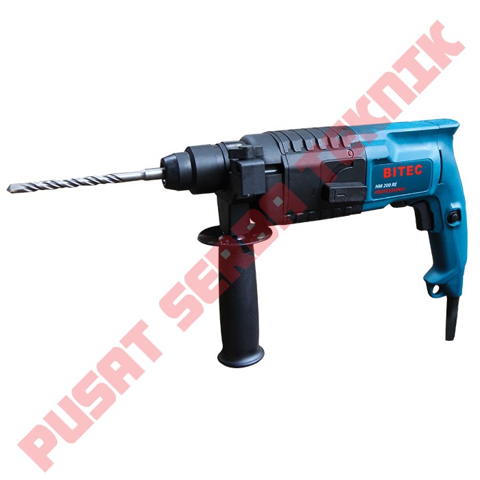 Mesin bor beton rotary hammer HM200RE BITEC HM 200 RE