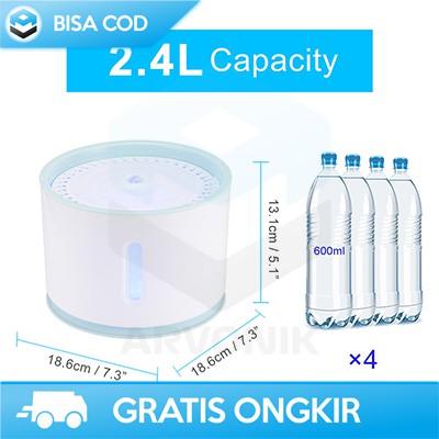 DISPENSER TEMPAT MINUM KUCING TAFFWARE DR008 ORIGINAL WATER FOUNTAIN