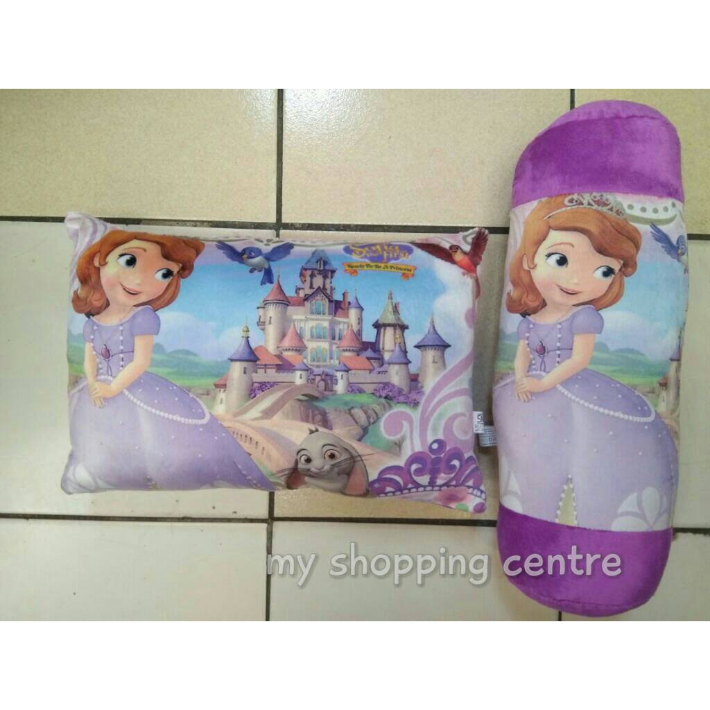 Jual Paket Bantal Guling Princess Sofia Set Dapat Bantal Dan Guling