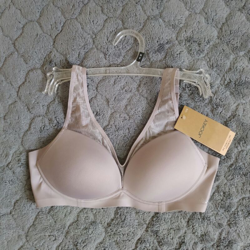 Jockey Wirefree Bra No Panty Line Promise Non Padded Seamless Bra Tanpa Kawat Original