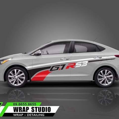 cutting sticker body samping mobil bmw corolla vios kia rio civic