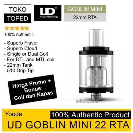 Authentic UD GOBLIN MINI 22 RTA | 22mm