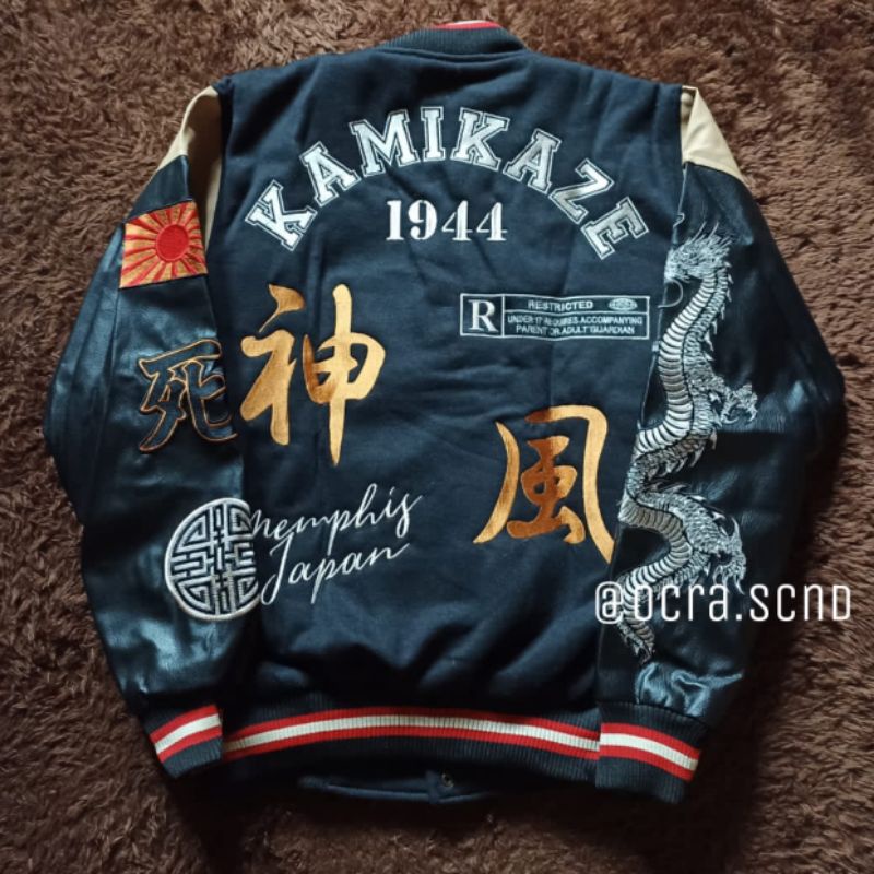 VARSITY JACKET MEMPHIS - KAMIKAZE BLACK (LIMITED EDITION)