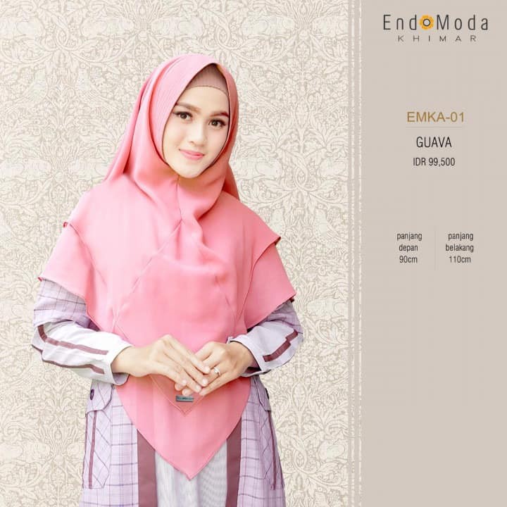 Endomoda: Jilbab Khimar Emka 01-4
