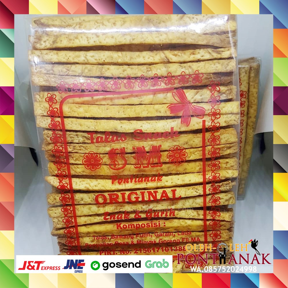

Stik Talas Snack Talas SM Pontianak Uk. Kecil