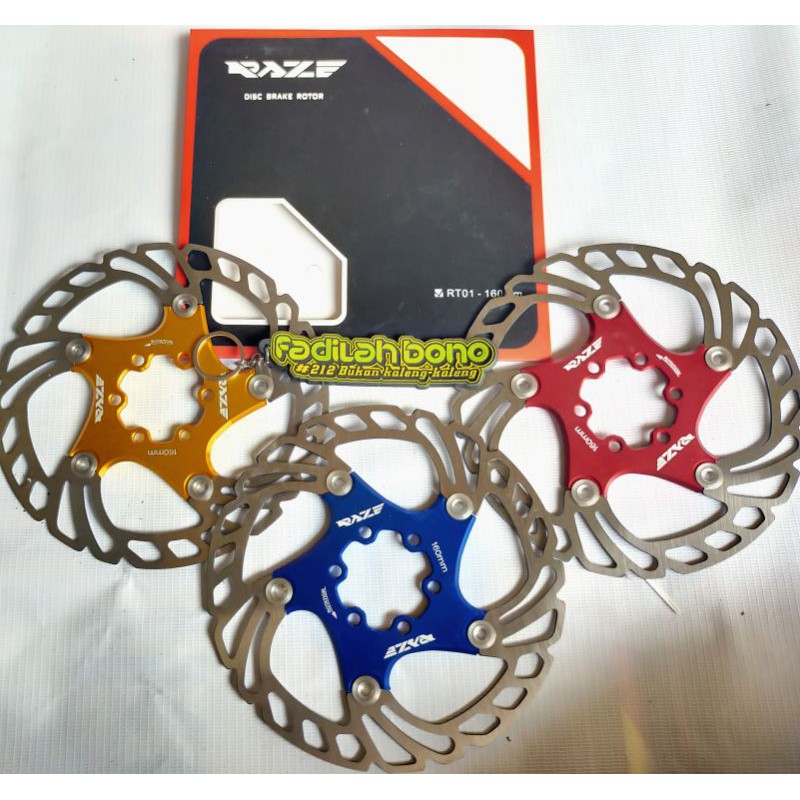 disc rotor raze 160mm sepeda lipat