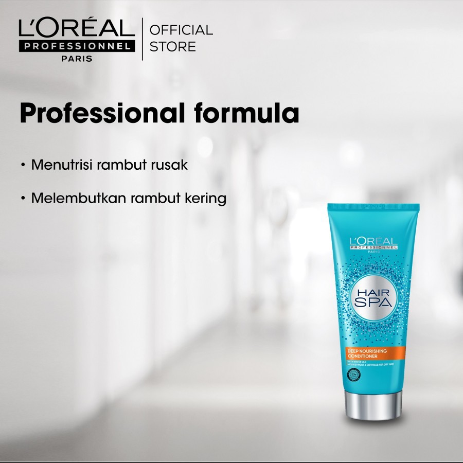 LOREAL Hair Spa Conditioner 200ml L'oreal Hairspa Deep Nourishing Perawatan Rambut Kering dan Rusak