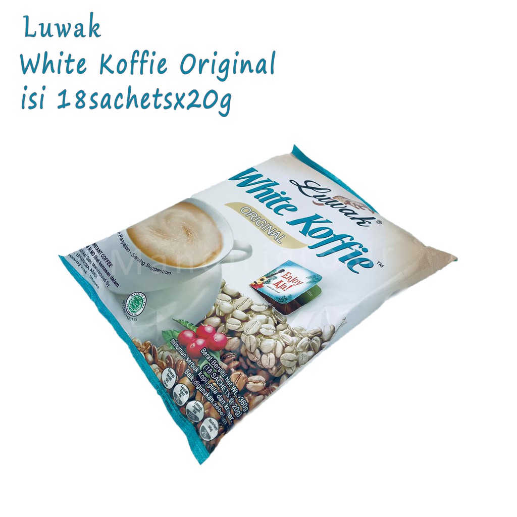 Kopi * Luwak White Koffie * Original * isi 18sachetx20g