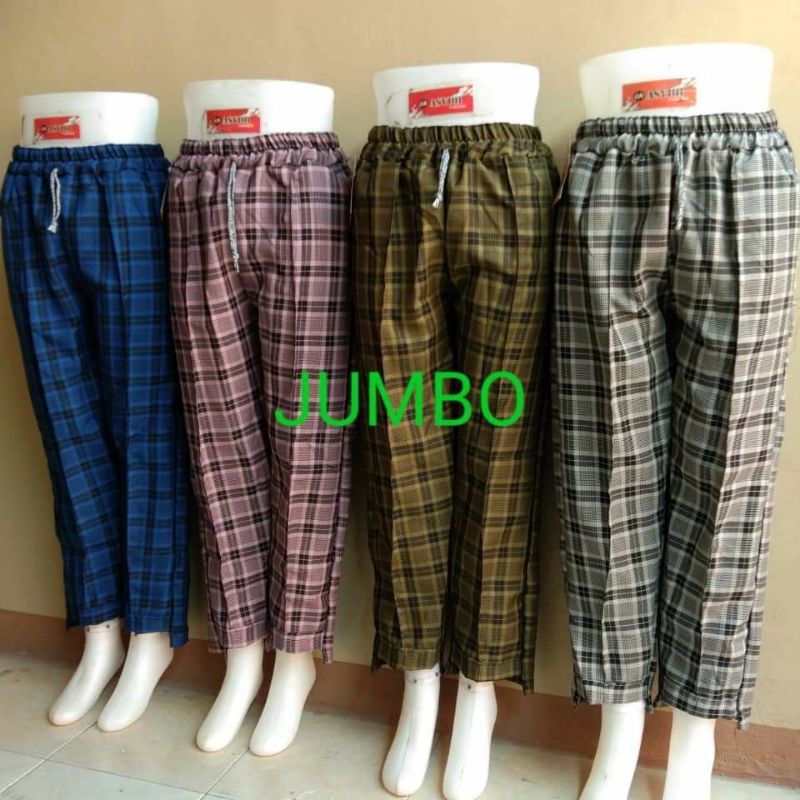 Tartan Jumbo Gabardin Semiwol Kotak