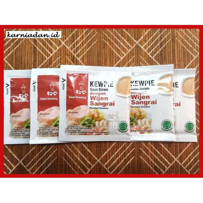 

gnidderdsaus- kewpie saus wijen sangrai sachet 25ml -asliiiiii.