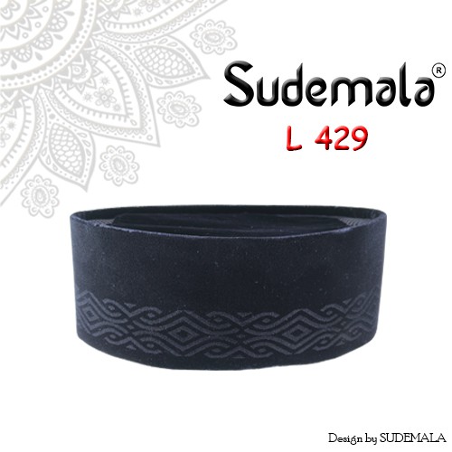 Songkok Sudemala/ Songkok Beludru Laser L-429 (Beludru Eagle)/ Kopyah/ Peci/ Songkok Beludru Motif