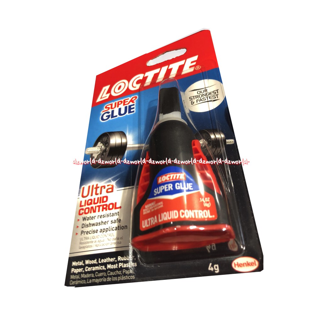 Loctite Super Glue Ultra Liquid Control 4gr Lem Serbaguna Perekat Multifungsi Lem Super Serbaguna Lem Kulit Porselen Keramik Kayu Karet Logam Kertas Plastik Glue Multifungsi Loctit Red Merah