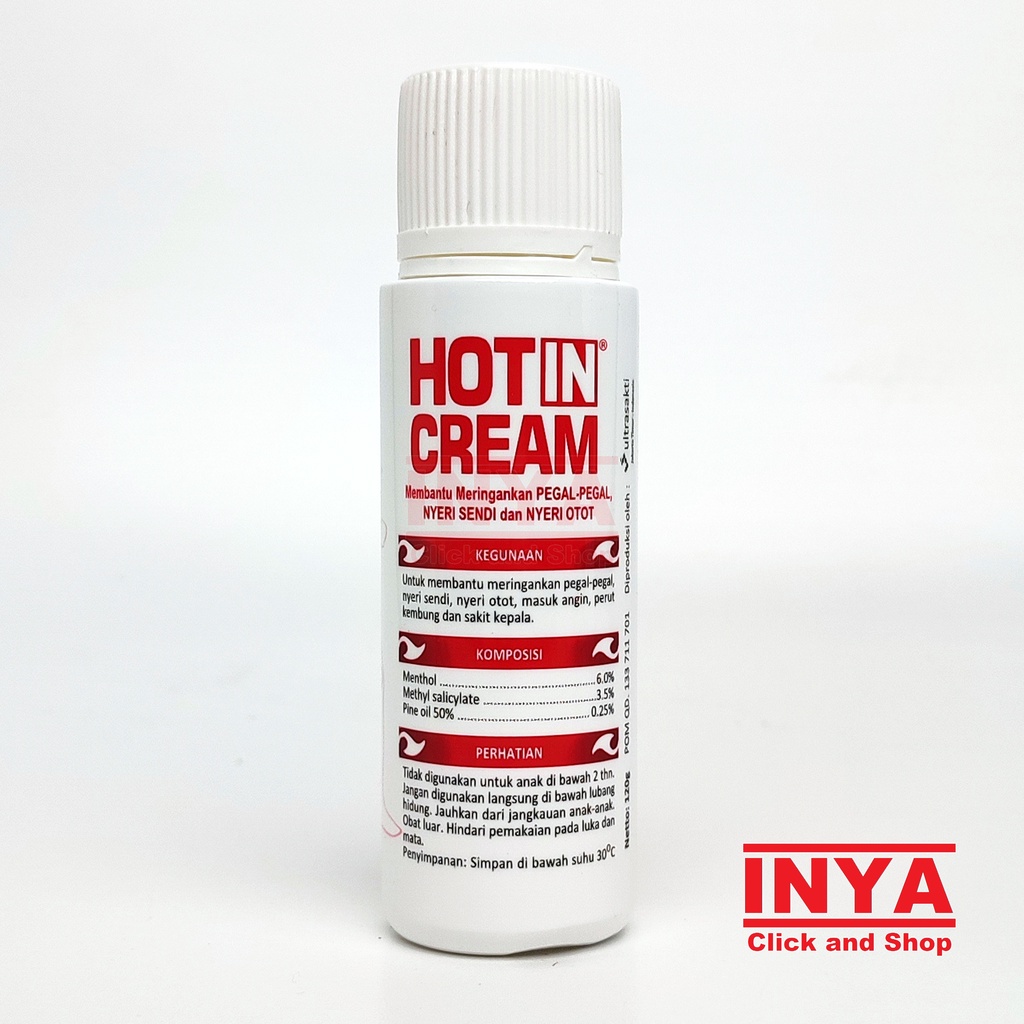 HOT IN CREAM 120gr - Krim Pereda Nyeri Otot