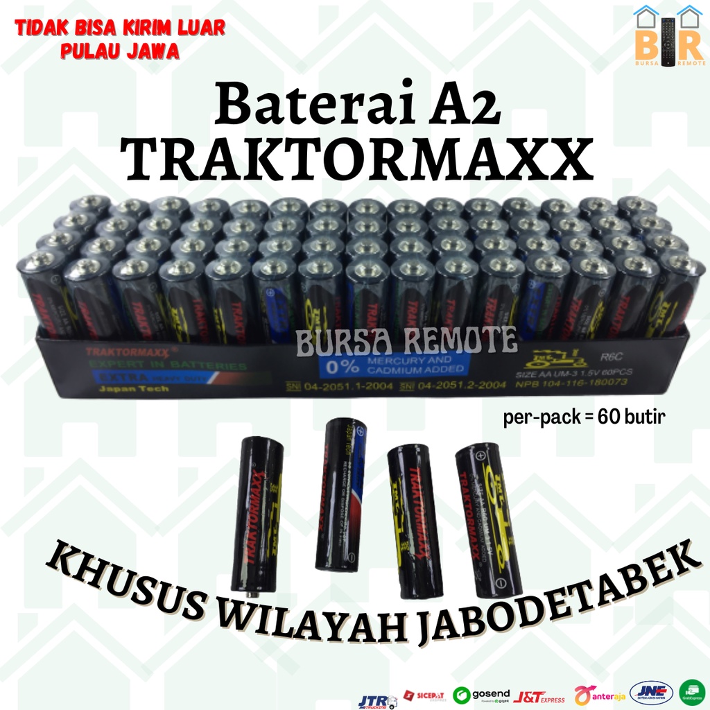 Baterai AA (a2) DYNAMAX SILVER / MERAH per-PACK