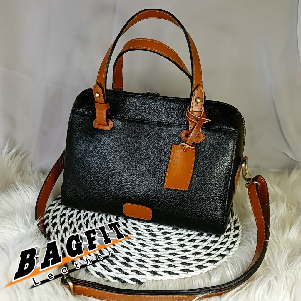 (SIZE M) TAS KULIT GARUT WANITA TAS KULIT PAPIRUT ASLI TAS GARUT ASLI