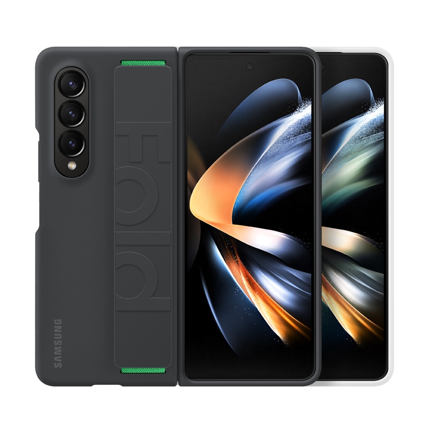 Casing Samsung Galaxy Z Fold4 5G Silicone Slim Strap SoftCase Pelindung Hp Case Kesing