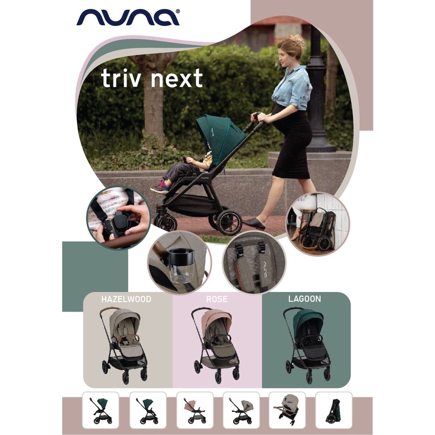 Nuna Triv Next | Compact Baby Stroller