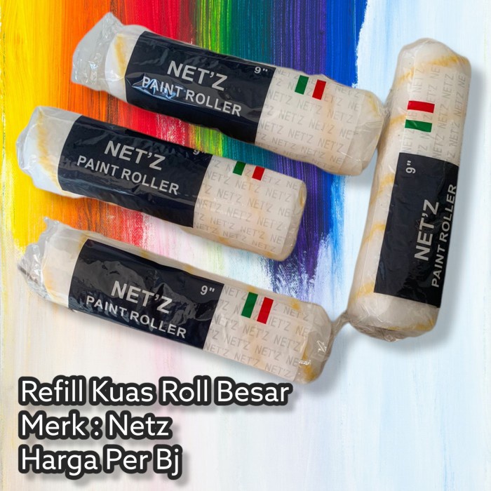 Refill Kuas Roll Besar Netz / Isi Kuas Roll Besar / Kepala Kuas Roll