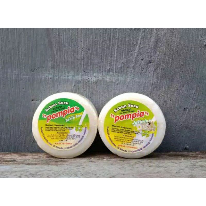 Sabun Susu POMPIA (Jasmine, Green Tea)