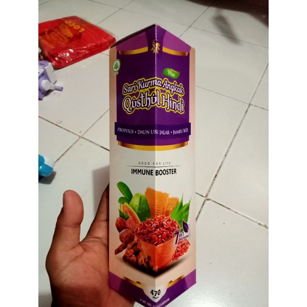 

sari kurma angkak plus Qusthul Hindi Washfah immune booster