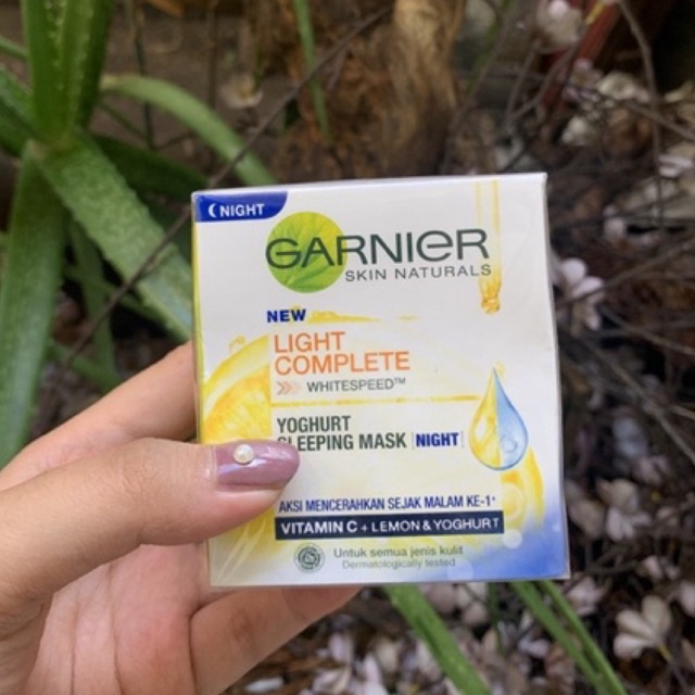 NEW GARNIER BRIGHT COMPLETE SERUM CREAM // SLEEPING MASK