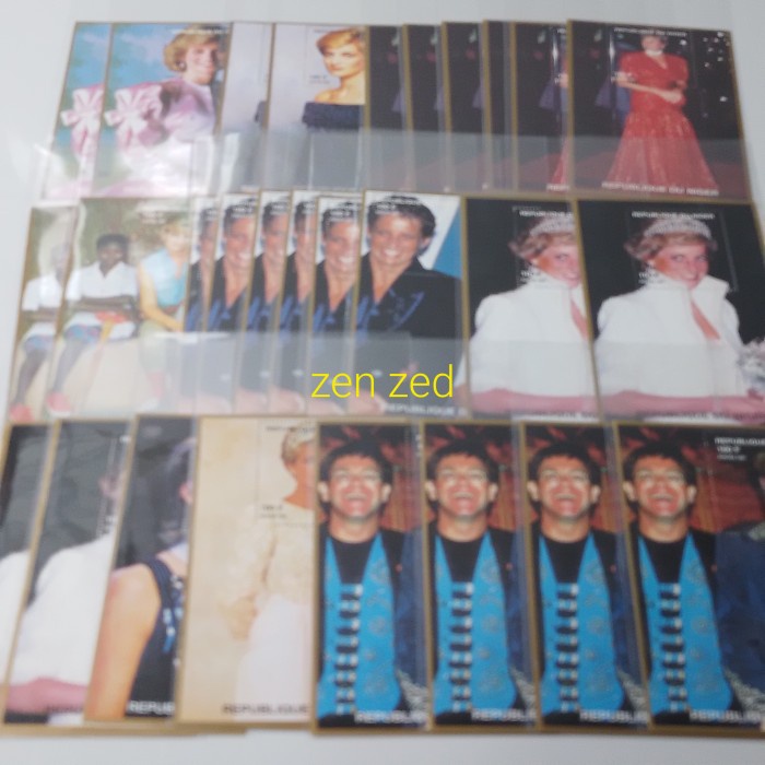 

0341 Perangko Souvenir Set Niger Princess Diana Mnh