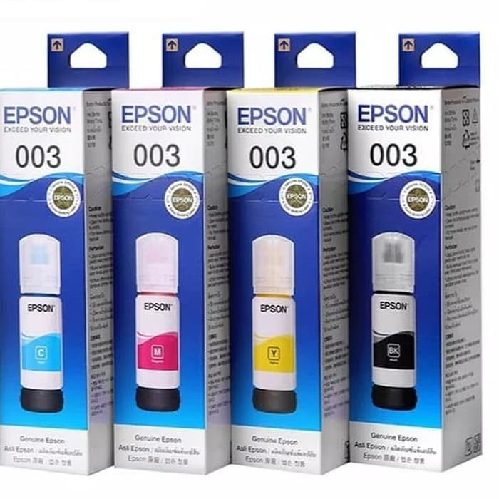 Tinta Epson 003 for Printer L1110 L1210 L3110 L3210 L3150 L5190 Original