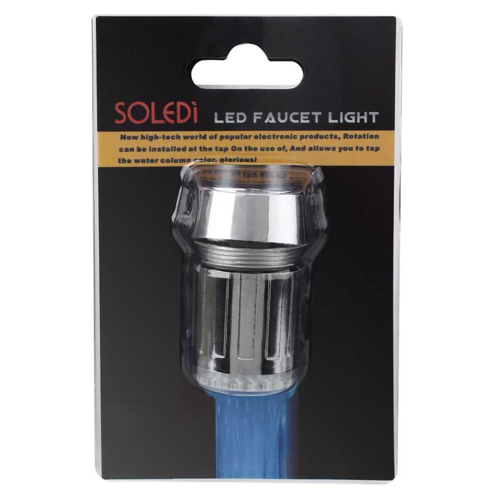 Faucet Light Keran Air LED 7 Warna dengan Konektor - WH-F03