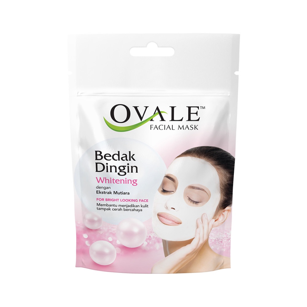 Ovale Facial Mask Bedak Dingin,Ovale Facial Mask Bedak Dingin