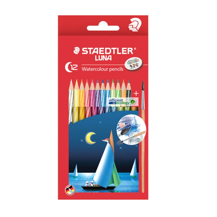 

WARNAPENSIL- STAEDTLER LUNA AQUARELL WATERCOLOUR PENCILS 137 C12 PANJANG -PENSIL WARNA