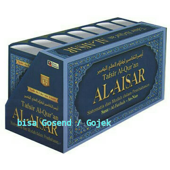 Original kitab Buku Tafsir Al-Quran Al-Aisar Set 7 Jilid