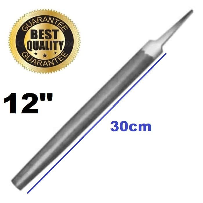 Kikir Besi Setengah Lingkaran 12" Kasar USA Setengah Bulat 30Cm