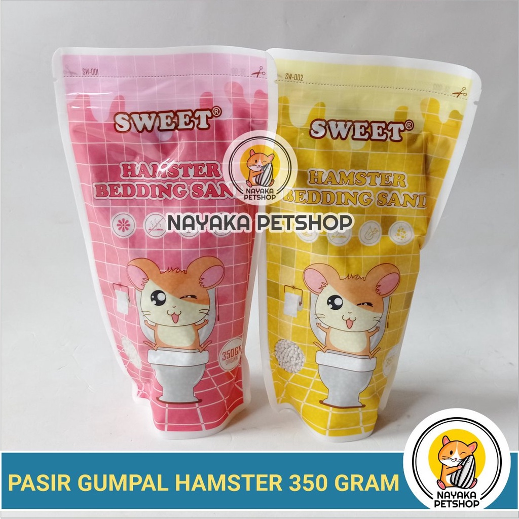 Pasir Gumpal Wangi Hamster Bedding Sand 350 gr Sweet