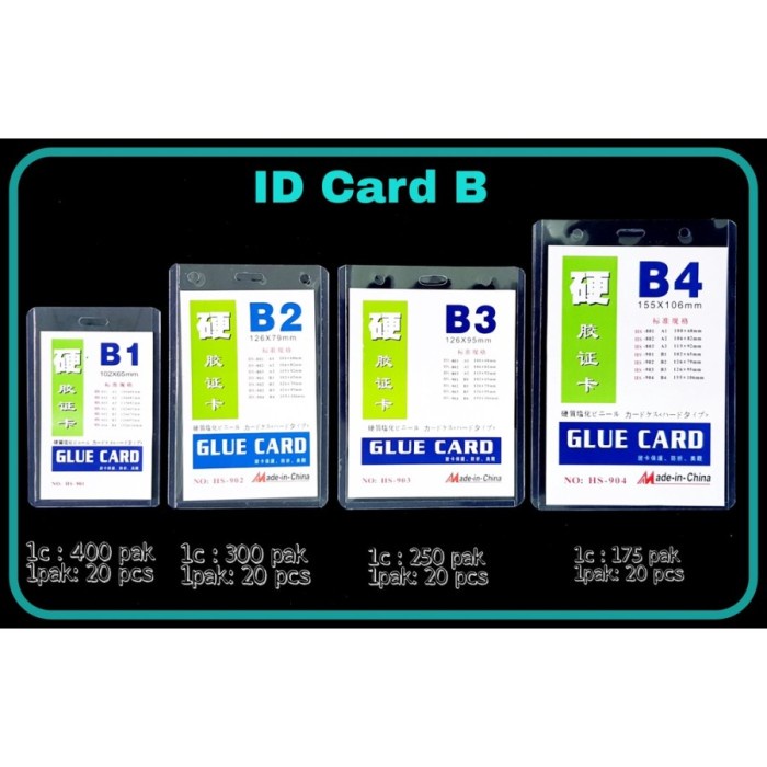 

Bagus Bos Id Card Plastik/Kartu Id/Tempat Kartu/Card Cover/Kover Kartu Bagus
