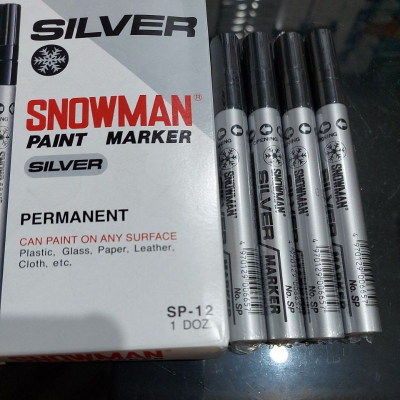 

Spidol Snowman Paint Marker SP-12 (harga tertera 3 pcs)