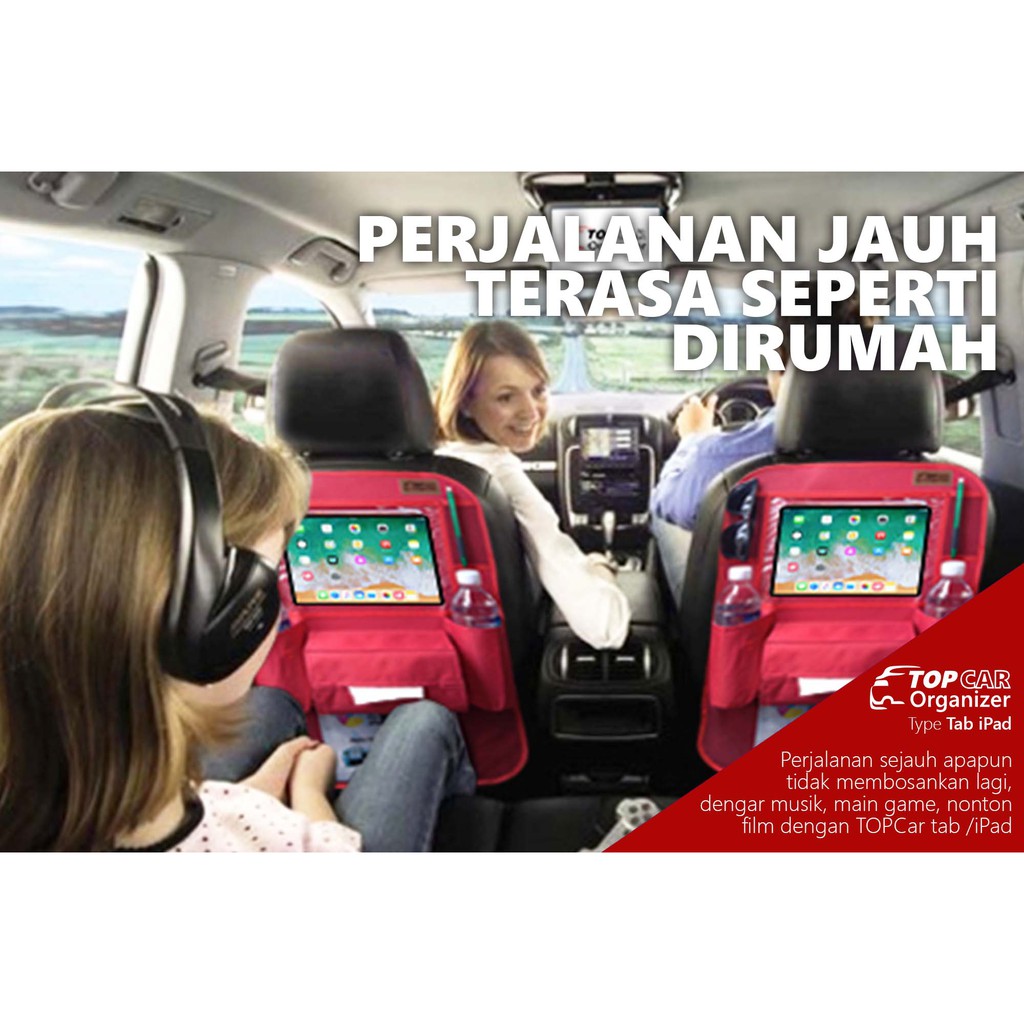 Tab iPad Organizer Mobil Multifungsi Waterproff Universal