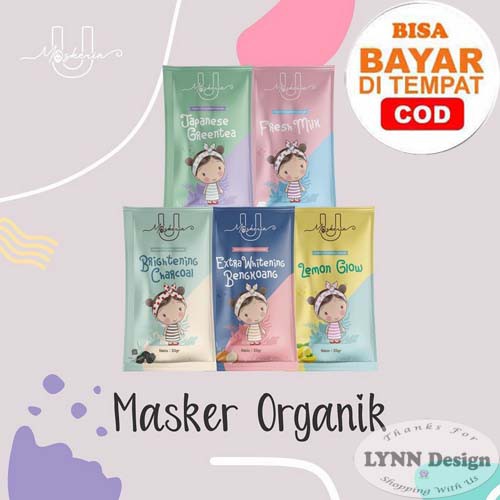 [Beli 5 Free GIFT] [ RESMI] UMASKERIN Masker Organik 20GR