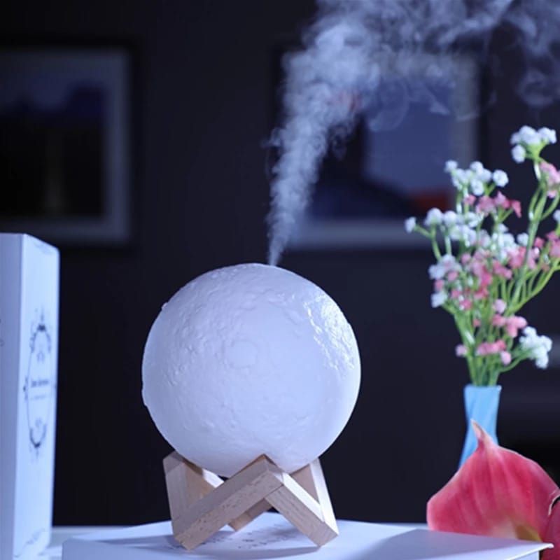 Moon Night Light Humidifier Diffuser Difuser Aromaterapi Aromatherapy Aroma Terapi