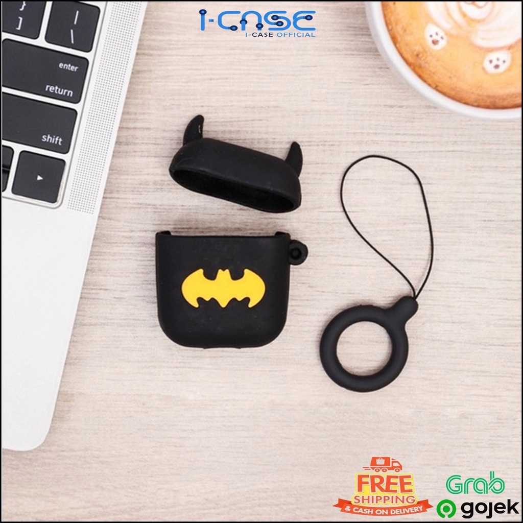 AIRPODS CASE WITH RING SULLY MONSTER INC POOH PIGLET DUCK PIGGY MICKEY MINNIE