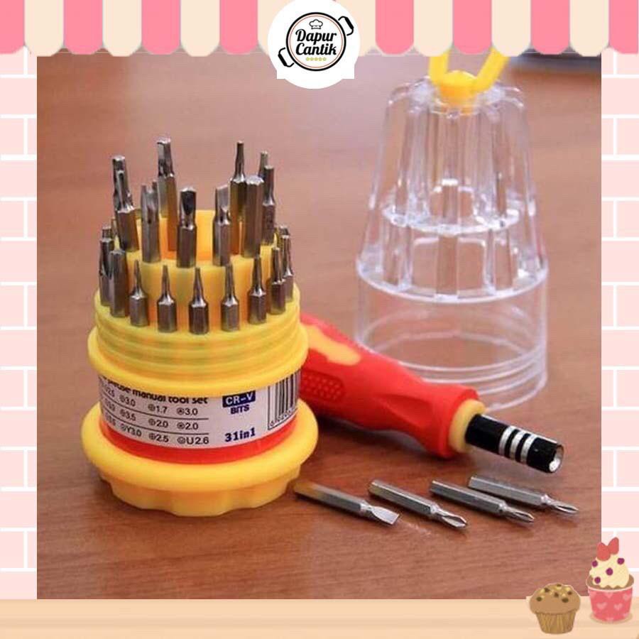 【Shero】Obeng Set Multi 31 in 1 XR-6036B / Obeng 16in1