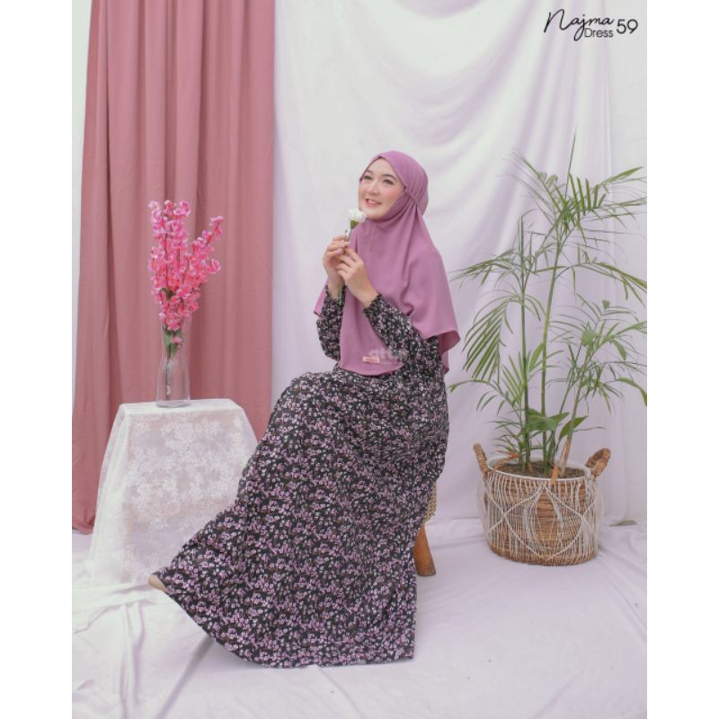 Gamis Katun Jepang Original by Attin / Najma Dress