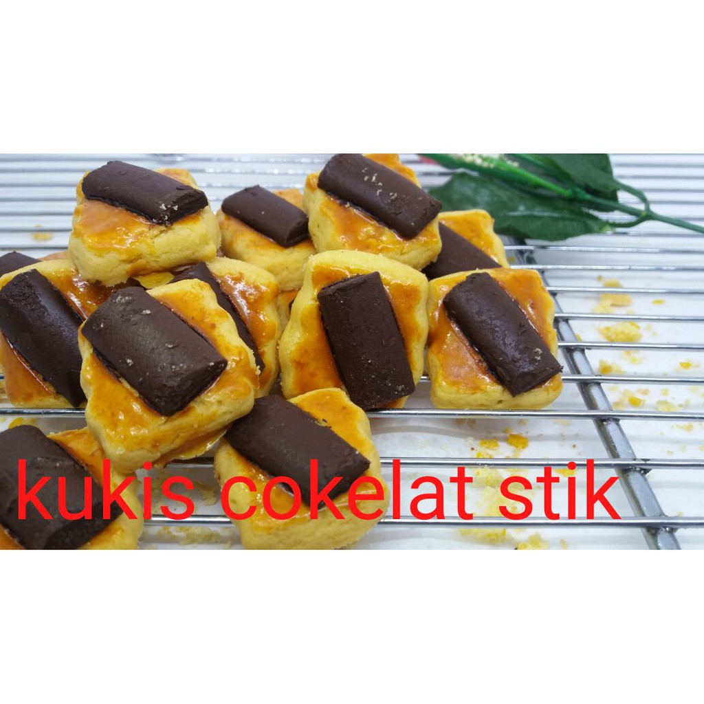 

Kue Lebaran Kukis coklat stik