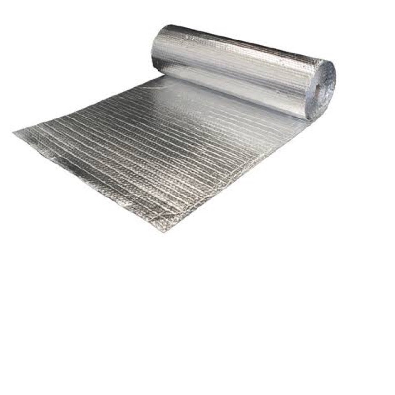 

Alumunium foil + kardus