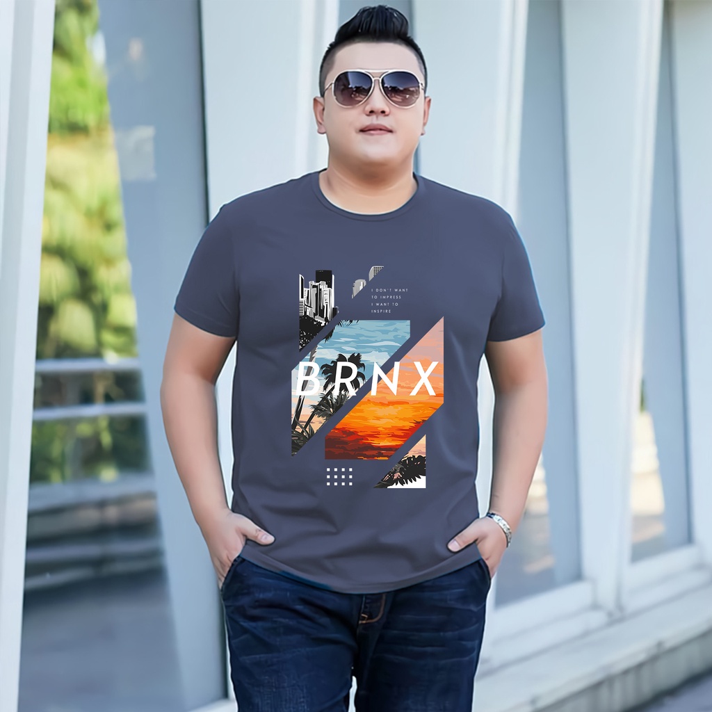 Baju Kaos Pria Jumbo California Tshirt Bigsize XL XXL Distro DTF
