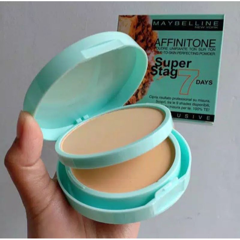 Bedak Maybelline Affinitone 2in1 Super stag Day Powder + Foundation