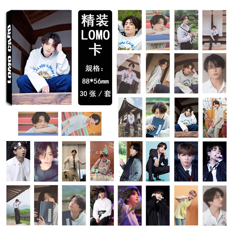 BLSM BTS kartu lomo card set 30 pcs love yourself summer bangtan boys kpop bt21